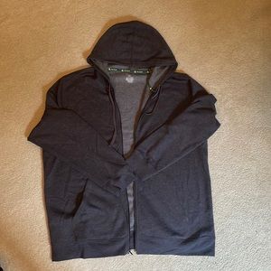 Pre-owned. Charcoal grey XXL TEK gear full zip hoodie.